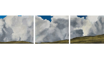 Stormy Weather, Yorkshire: triptych by Jon Bird.